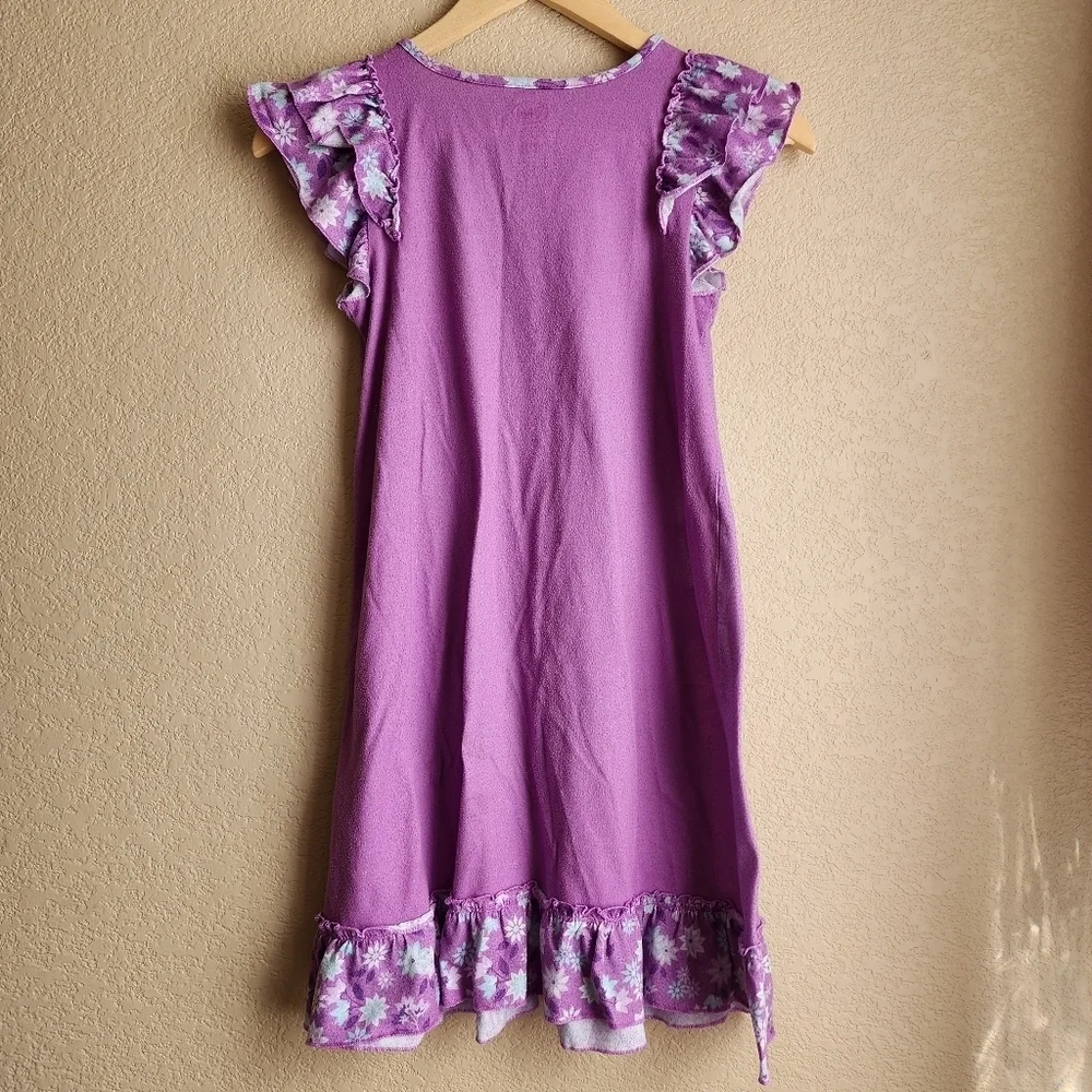 Disney store Frozen Anna and Elsa purple nightgown Size 9/10 - Picture 9 of 10